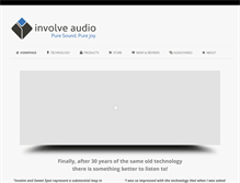 Tablet Screenshot of involveaudio.com